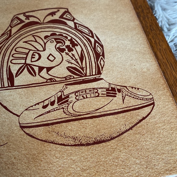 VINTAGE CLAYTON GOODEN SONORAN STUDIOS WALK ART TILE TRIVET 1987 TUSCON AZ EUC - Picture 4 of 15